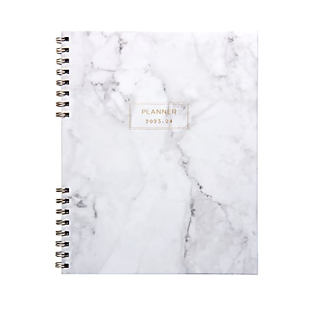 2023-2024 Gartner Studios 2-Year Weekly/Monthly Planner, 9” x 11”, Gray, January 2023 To December 2024 