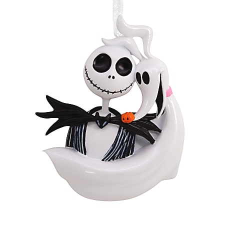 Hallmark Jack Skellington Ornament, 2-3/4”H x 3-1/4”W x 1”D, Multicolor