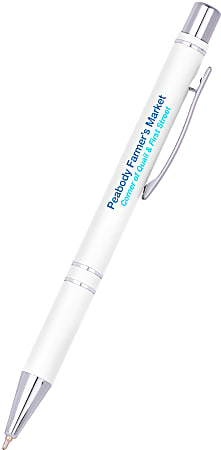 Custom Promotional Full Color Gel Glide Pen, Medium Point