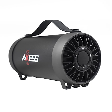 Axess Bluetooth® Media Speaker With Equalizer, Black