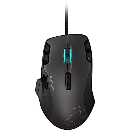 Roccat Tyon - All Action Multi-Button Gaming Mouse - Laser - Cable - Black - USB - 8200 dpi - Scroll Wheel - 16 Button(s)