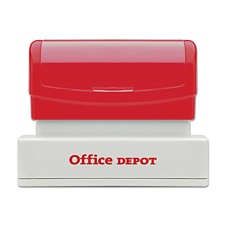 Custom Office Depot® Brand Pre-Inked Stamp, 9/16" x 2-13/16" Impression