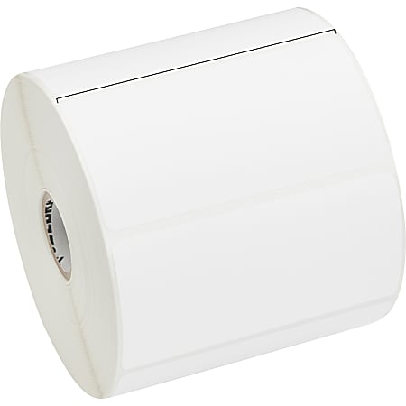 Zebra Label Paper, U82591, 4" x 2" Direct Thermal Zebra Z™Perform 2000D, 1" Core, 6 Rolls