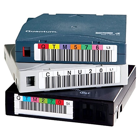 Quantum 3-05400-11 Data Cartridge Barcode Label
