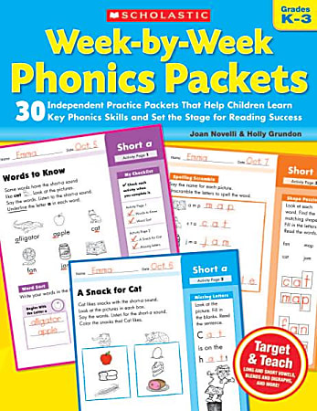 Scholastic Week-By-Week Phonics Packets