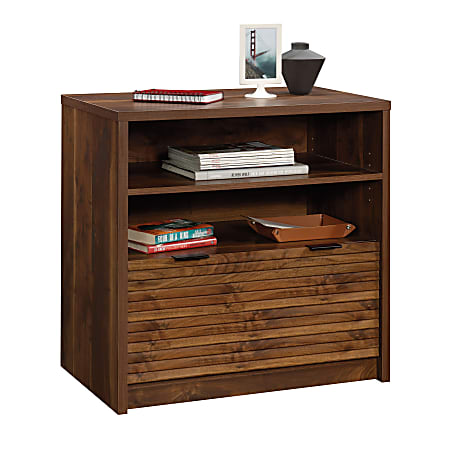 Sauder® Harvey Park 31"W x 19"D Lateral File Cabinet, Grand Walnut