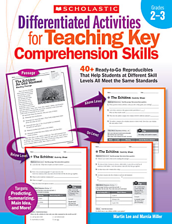 Scholastic Differentiated Activities For Teaching Key Comprehension Skills: Grades 2-3