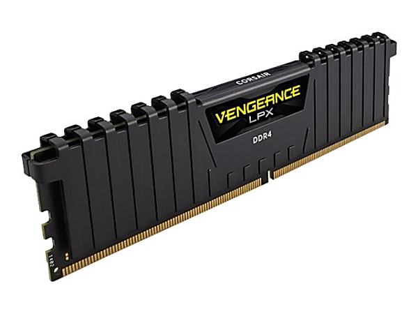 CORSAIR Vengeance LPX - DDR4 - kit - 128 GB: 8 x 16 GB - DIMM 288-pin - 3000 MHz / PC4-24000 - CL16 - 1.35 V - unbuffered - non-ECC - black - with 2 x Corsair Vengeance Airflow Fan