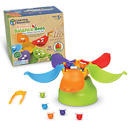 Learning Resources Balancing Bees Fine Motor Sorting Set, Multicolor