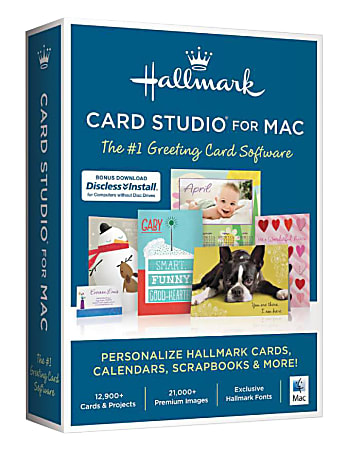 Avanquest Software Hallmark Card Studio, Version 22, Mac Compatible, ESD