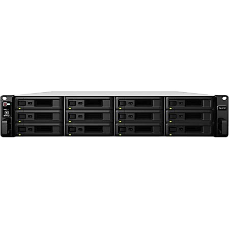 Synology RX1217 Drive Enclosure - Infiniband Host Interface Rack-mountable - 12x HDD Supported - 12x SSD Supported - 12x Total Bay - 12x 2.5"/3.5" Bay