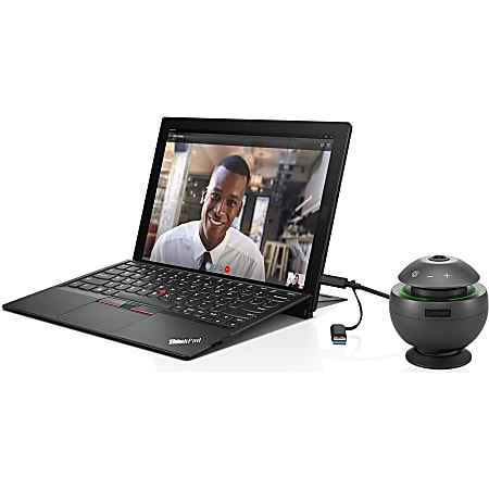 Lenovo VoIP 360 Megapixel Camera Speaker G0A5360CWW Office Depot