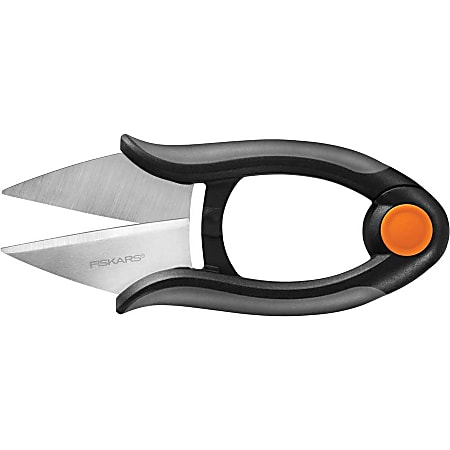Fiskars Fast-prep Herb Shears (5") - 5" Overall Length - Stainless Steel - Orange, Black