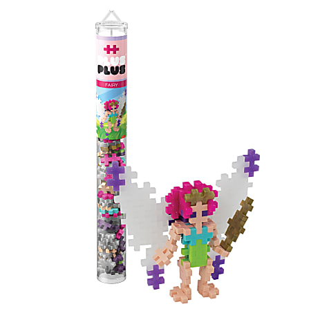 Plus-Plus 11" Tube, Fairy, Set Of 70 Pieces