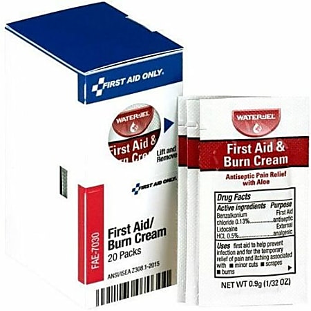 First Aid Burn Cream 10 PacketsBox - Office Depot