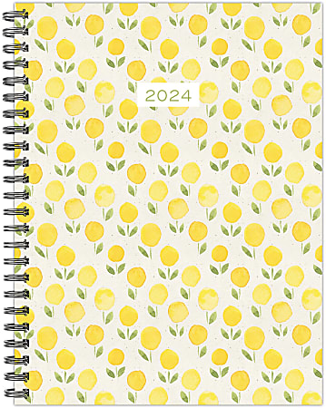 2024 Willow Creek Press Softcover Weekly/Monthly Planner, 6-1/2" x 8-1/2", Citrus Grove, January To December