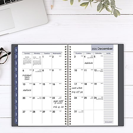 AT A GLANCE DayMinder 2026 Weekly Monthly Planner Gray Small 5 x 8 ...
