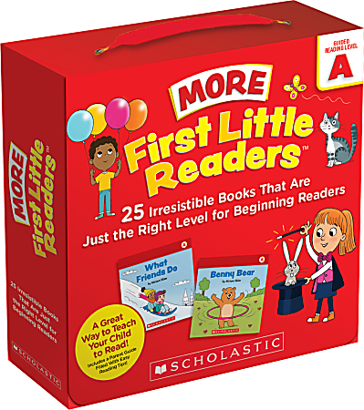 Scholastic First Little Readers: More Guided Reading Level A Books, Set Of 25 Books