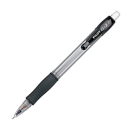 Pilot® G-2™ Mechanical Pencils, 0.7 mm, Clear Barrel,
