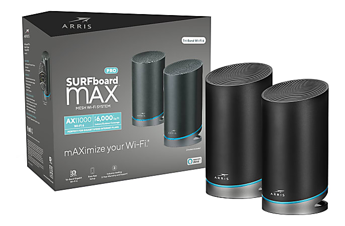 ARRIS SURFboard mAX Pro W133 Wireless-AX Tri-Band Router