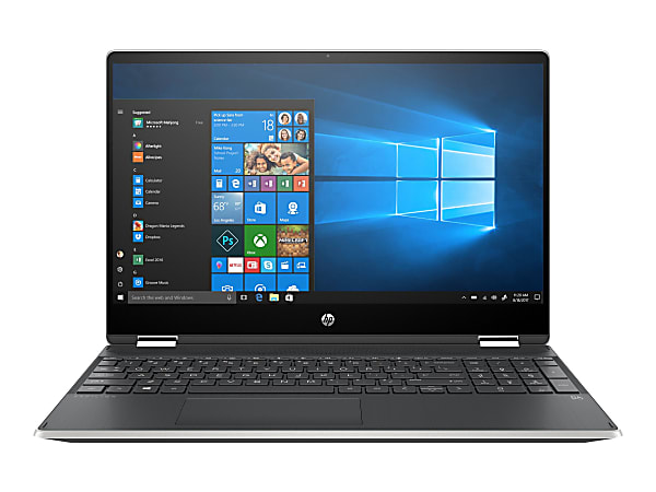 HP Pavilion x360 15-dq0077nr - Flip design - Core i5 8265U / 1.6 GHz - Windows 10 Home - 8 GB RAM -&nbsp;256 GB SSD NVMe - 15.6" IPS touchscreen 1920 x 1080 (Full HD) - UHD Graphics 620