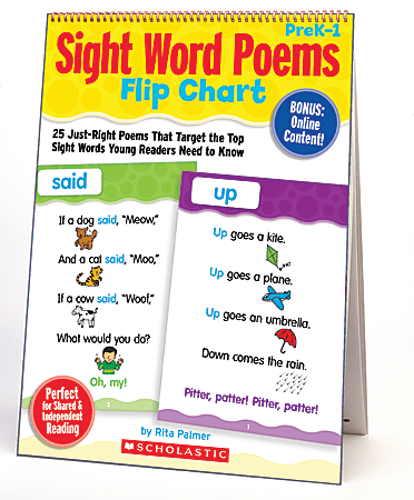 Scholastic Sight Word Poems Flip Chart