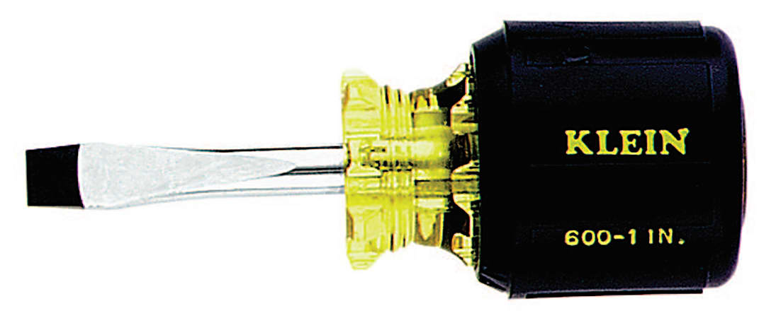 Klein Tools Heavy Duty Slotted Keystone, 1/4 in, 3 7/16 in Overall L