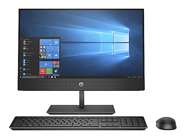 HP ProOne 600 G5 - All-in-one - 1 x Pentium Gold G5420 / 3.8 GHz - RAM 4 GB - HDD 500 GB - DVD-Writer - UHD Graphics 610