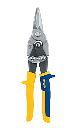 IRWIN Straight Cut Compound Action Utility Snips, 10"