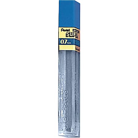 Pentel Super Hi-Polymer Leads - 0.7 mmMedium Point - 2H - Black - 12 / Tube Pentel Super Hi-Polymer Leads - 0.7 mmMedium Point - 2H - Black - 12 / Tube