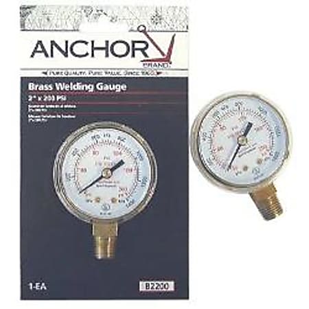 Anchor 2X30 Red Line Brass Replacement Gauge