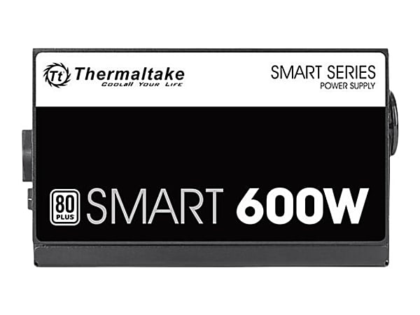 Thermaltake SMART SP-600AH2NKW - Power supply (internal) - ATX12V 2.3 - 80 PLUS - AC 100-240 V - 600 Watt - active PFC - United States - black