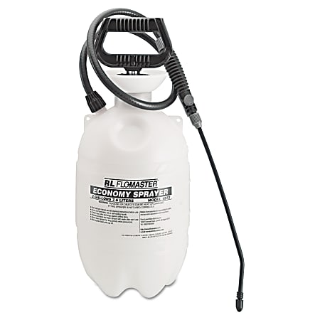 R. L. Flomaster Standard Empty Sprayer, 2 Gallons, White/Black