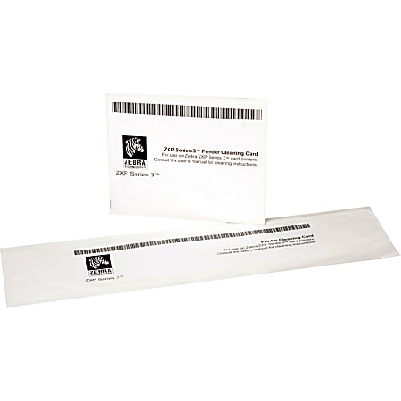 Zebra Cleaning Kit - 8-pack - printer cleaning card kit - for ZXP Series 3, 3 QuikCard ID Solution