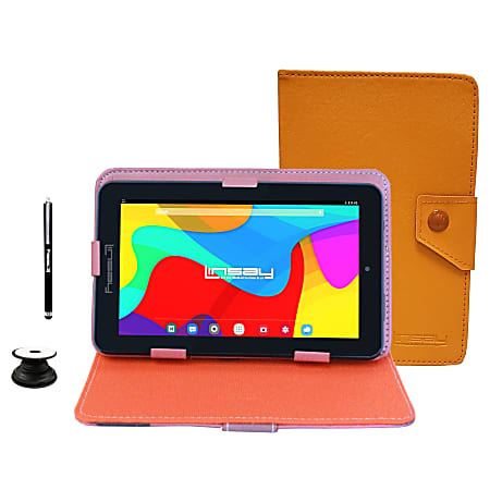 Linsay F7 Tablet, 7" Screen, 2GB Memory, 64GB Storage, Android 13, Brown