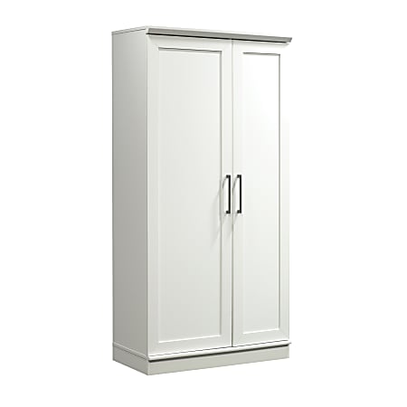 Sauder Homeplus Storage Cabinet 12, Tall Deep Storage Cabinet With Doors And Shelves