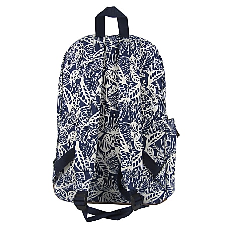 Dickies Colton Backpack With 16 Laptop Pocket Big Flora Navy Office Depot