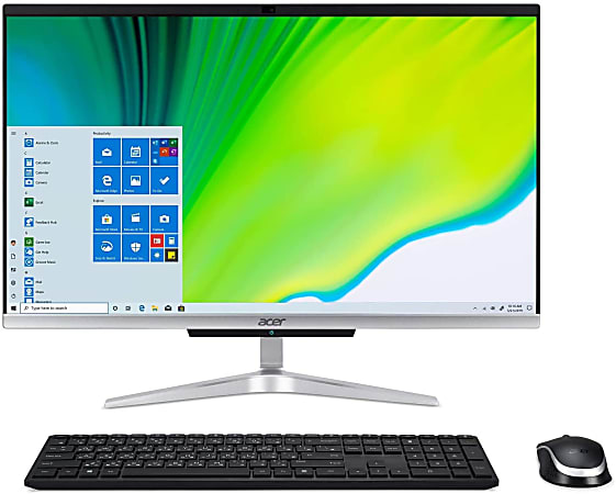 Acer® Aspire C 24 C24-963 All-In-One Refurbished Desktop, 23.8" Screen, Intel® Core™ i5, 12GB Memory,  256GB Solid State Drive/1TB Hard Drive, Windows® 10, DQ.BERAA.003