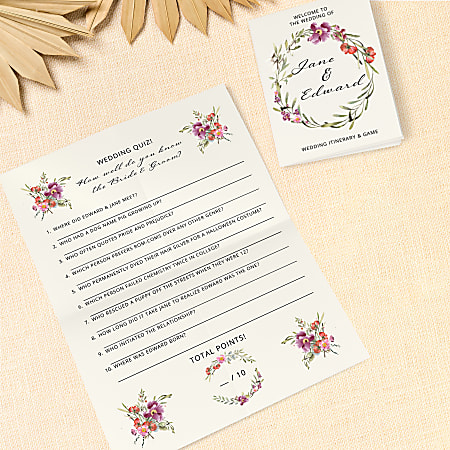 Quarter-Fold Greeting Cards & Envelopes, Matte 3266