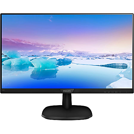 Philips 273V7QJAB 27" Class Full HD LCD Monitor - 16:9 - Textured Black - 27" Viewable - In-plane Switching (IPS) Technology - 273V7QJAB
