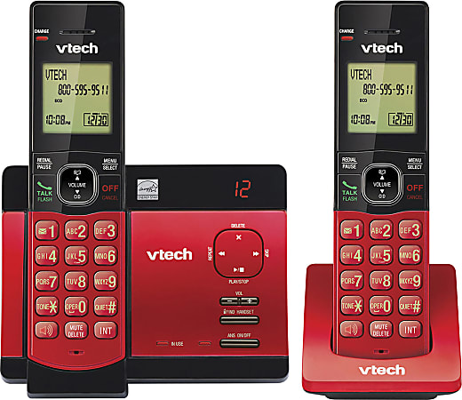 VTech® CS5129-26 DECT 6.0 Expandable Cordless Phone With Digital Answering System