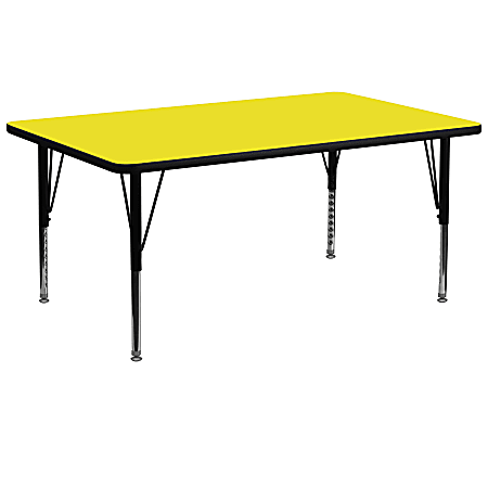 Flash Furniture Rectangular HP Laminate Activity Table With