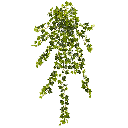 Nearly Natural Ivy 35" Artificial Hanging Plants, Green, Set Of 4 Plants