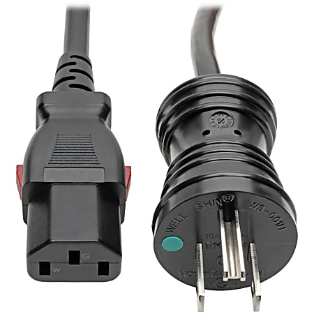 Tripp Lite Hospital-Grade Power Cord, 6', Black
