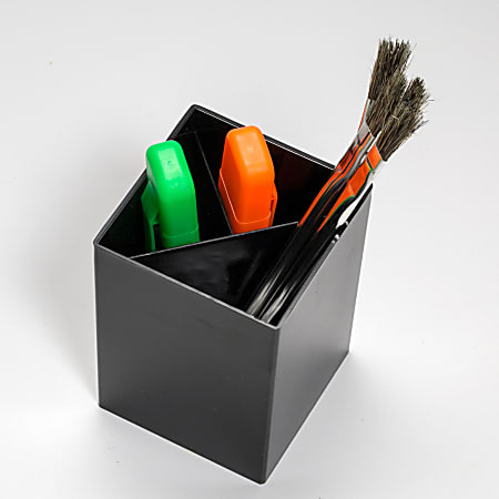 Officemate 3-Compartment Pencil Cup - 4