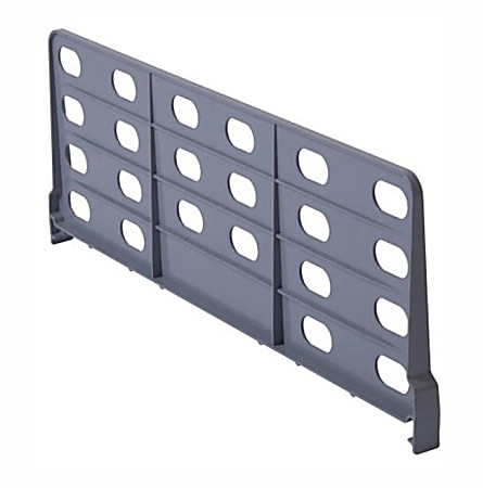 Cambro Plastic Shelf Divider For 24"W Camshelving, 8" x 24", Gray