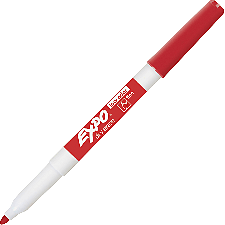 Prismacolor - Laundry Marker: Red, Alcohol–Based, Brush Point