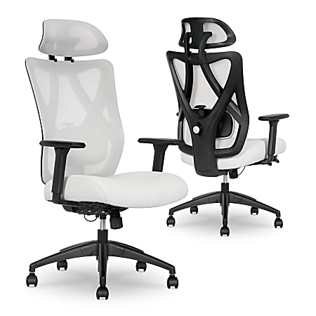 Serta SitTrue Ridgefield Ergonomic MeshVegan Leather High