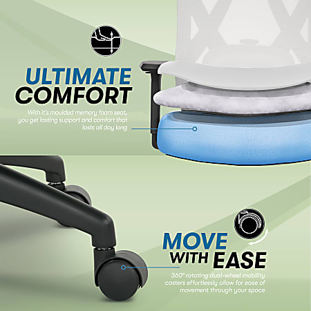 ブランドバッグ通販サイト Serta SitTrue Ridgefield Ergonomic MeshVegan Leather High 健康アクセサリー