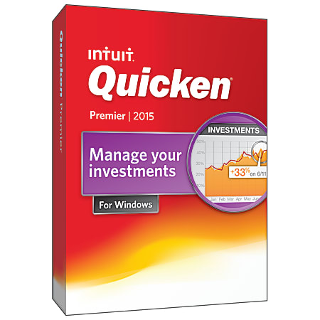 Quicken® Premier 2015, For Windows, Traditional Disc